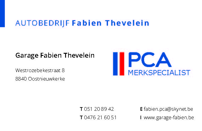 Thevelein Fabien BVBA in Oostnieuwkerke